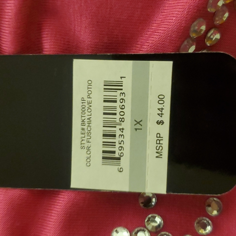 Bebe Rhinestone Logo Top - Picture 6 of 7
